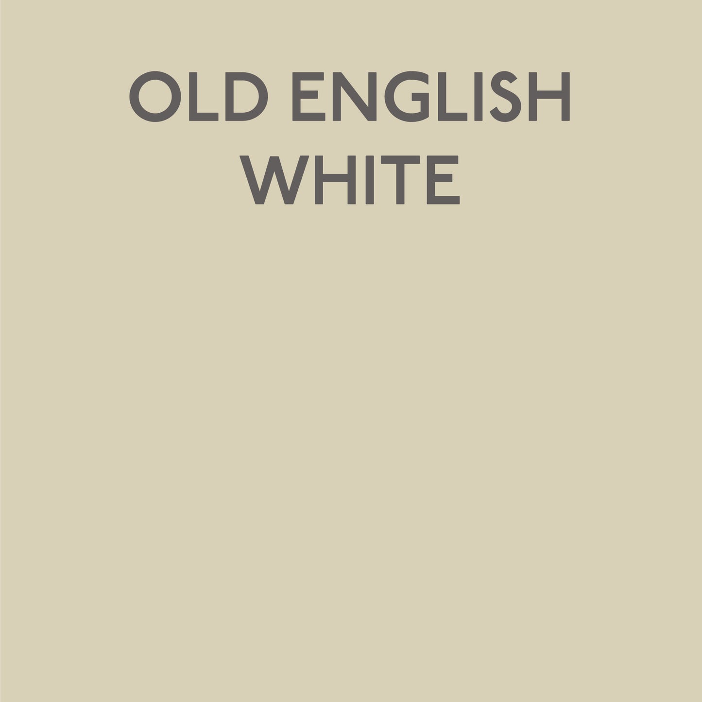 Old English White Swatch
