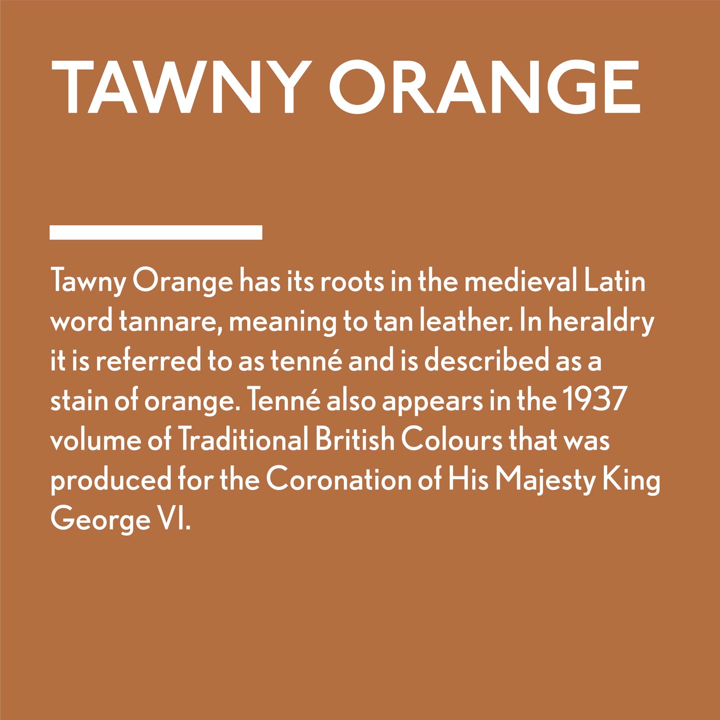 Tawny Orange