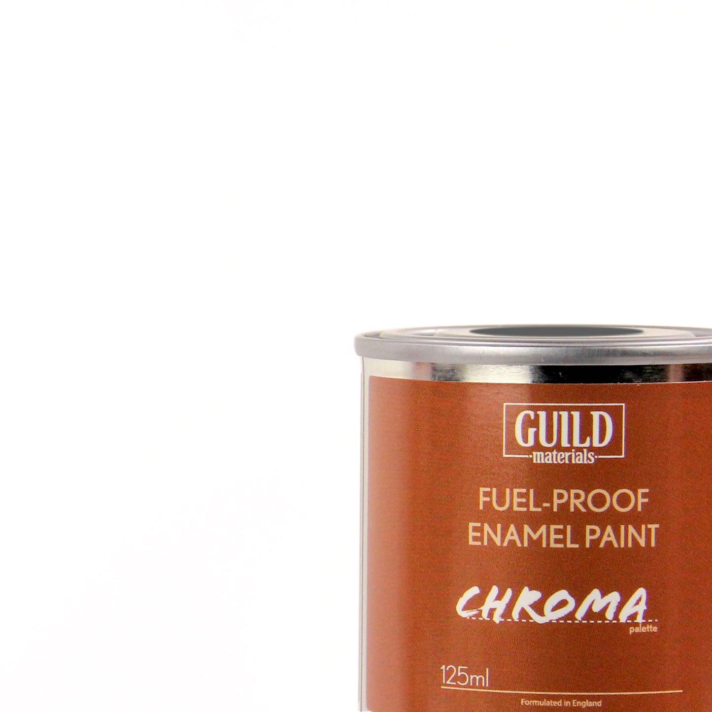 Chroma Enamel Fuelproof Paint Matt White (125ml Tin)