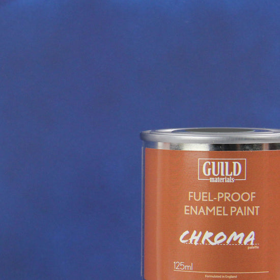 Chroma Enamel Fuelproof Paint Matt Dark Blue (125ml Tin)