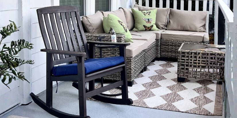 Restoring American Porch Rockers with Bleo Dark Chocolate