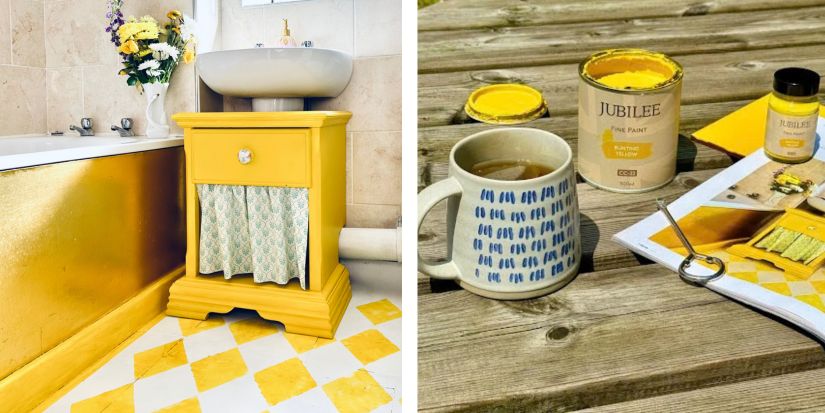 Small Bathroom Update Ideas Using Paint and Colour
