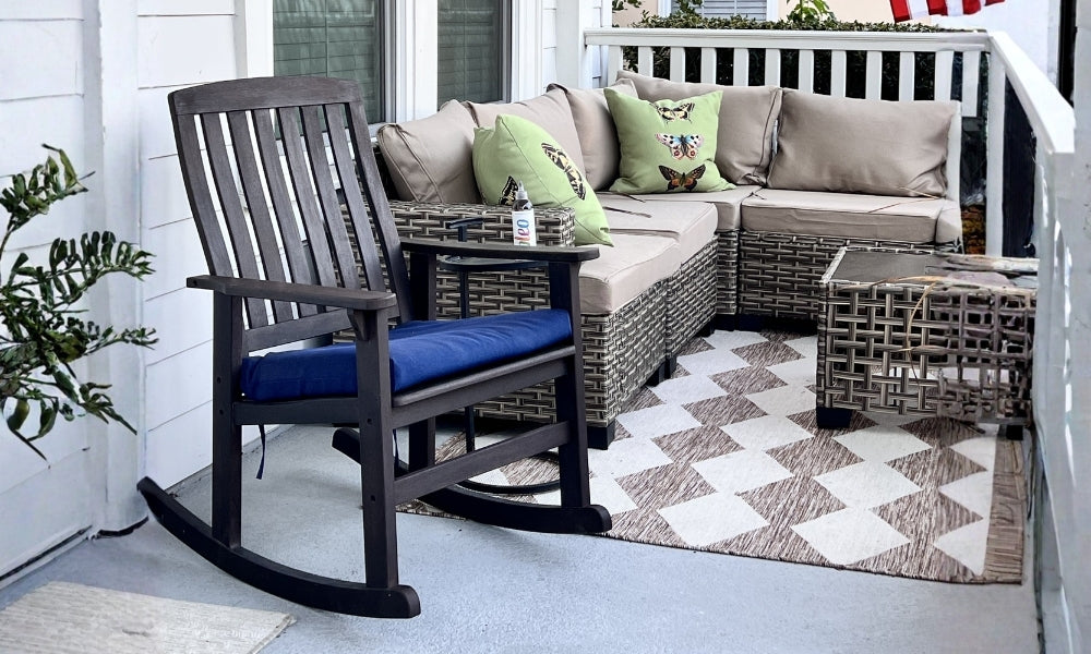 Restoring American Porch Rockers with Bleo Dark Chocolate