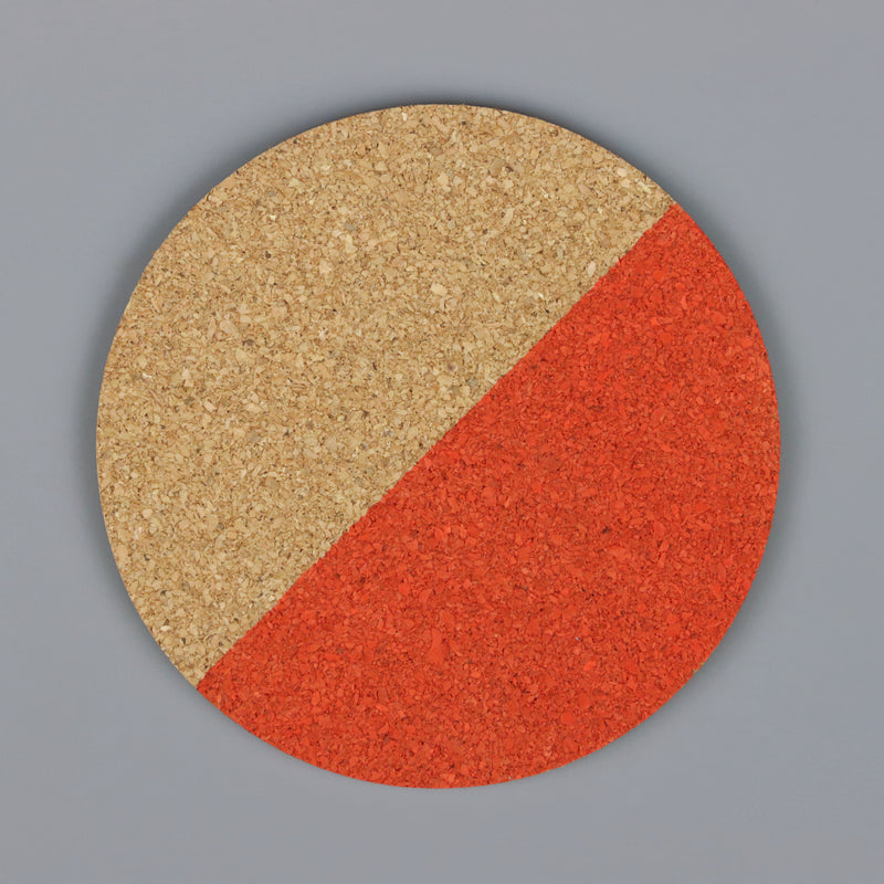 Cork coated in bleo gel paint
