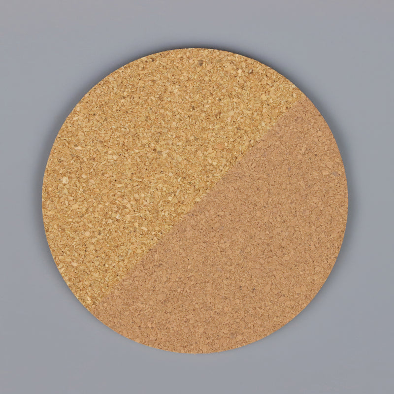 Cork coated in bleo gel paint