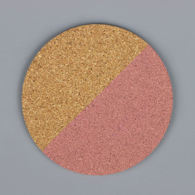 Cork coated in bleo gel paint