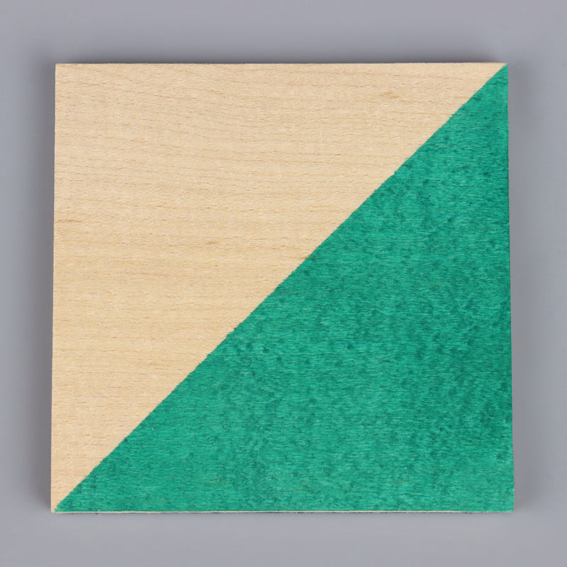Wood coated in bleo gel paint