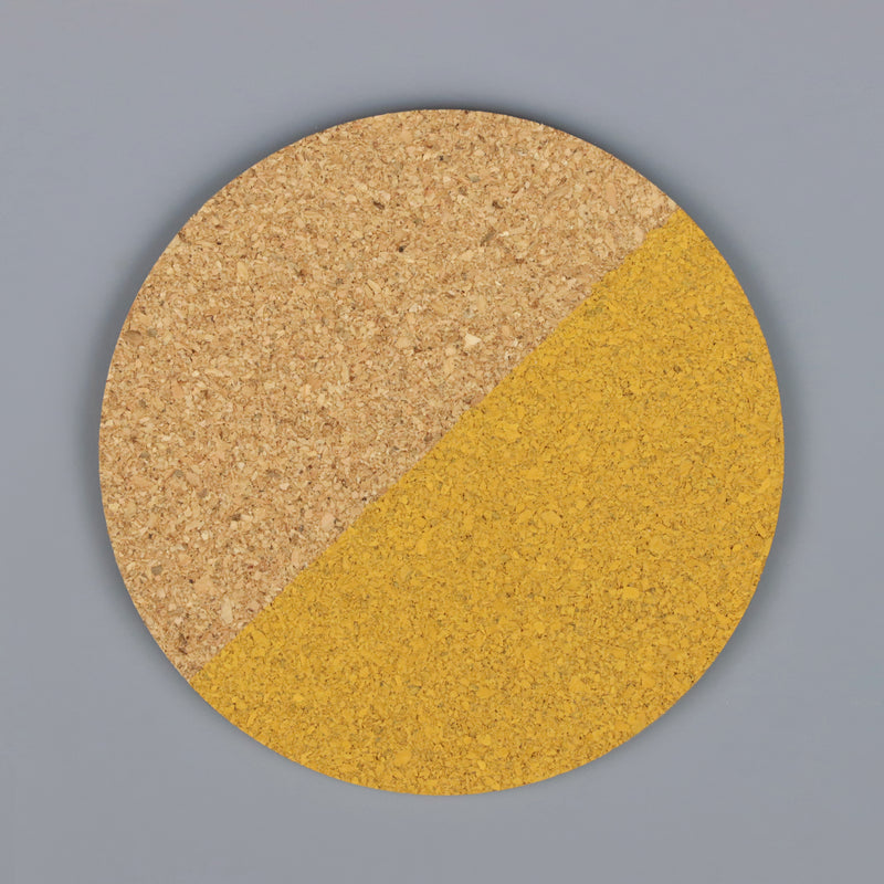 Cork coated in bleo gel paint