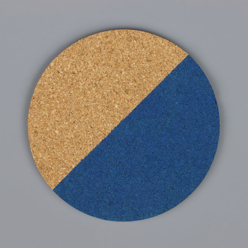 Cork coated in bleo gel paint
