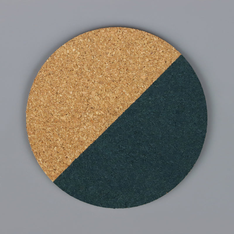 Cork coated in bleo gel paint