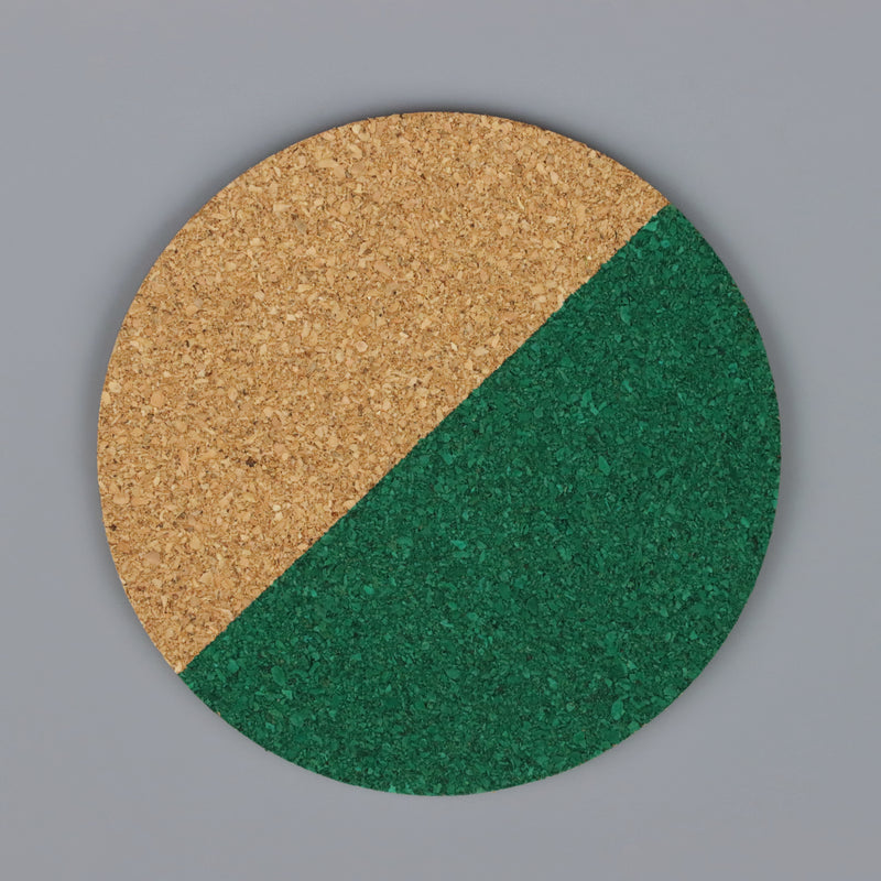 Cork coated in bleo gel paint