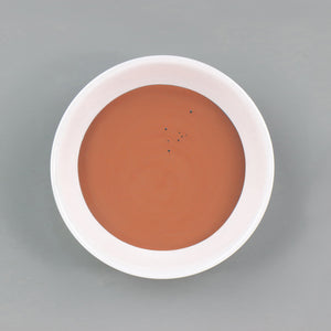 
                      
                        Dish with Bleo chestnut paint poured in
                      
                    