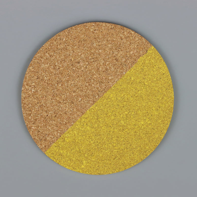 Cork coated in bleo gel paint