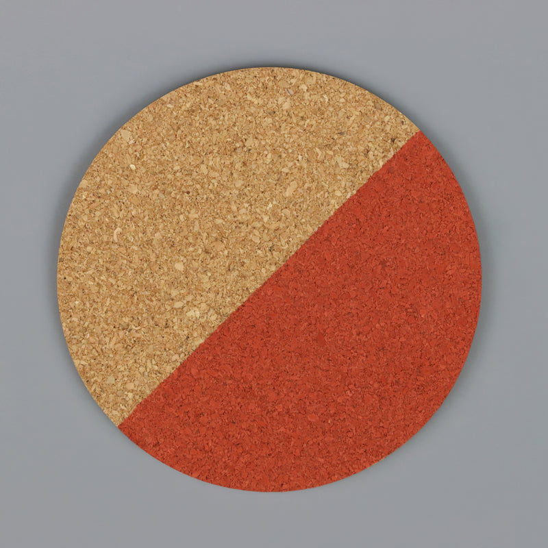 Cork coated in bleo gel paint