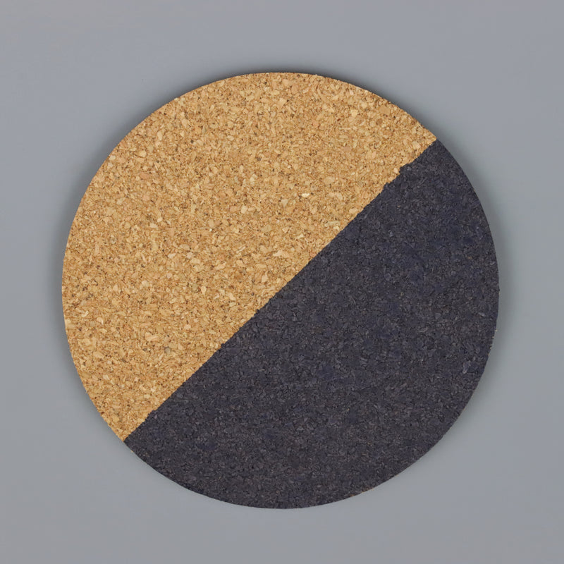 Cork coated in bleo gel paint