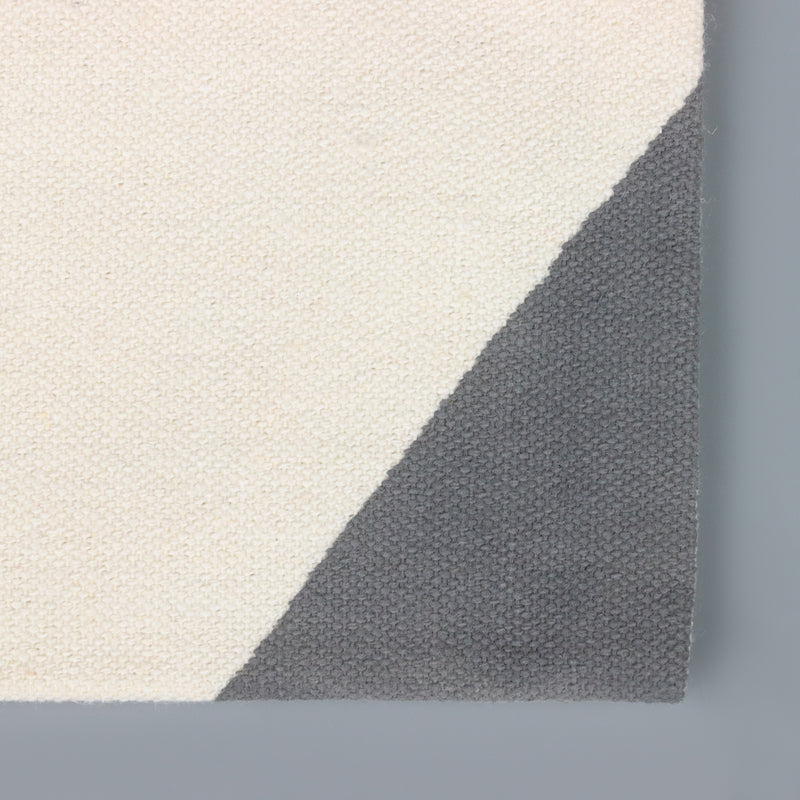 Canvas with Slate Grey white paint painted on the surface