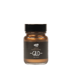 GILD acrylic paint bottle on a white background