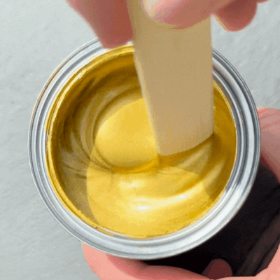 Metallic Gold Paint Mixing Gif
