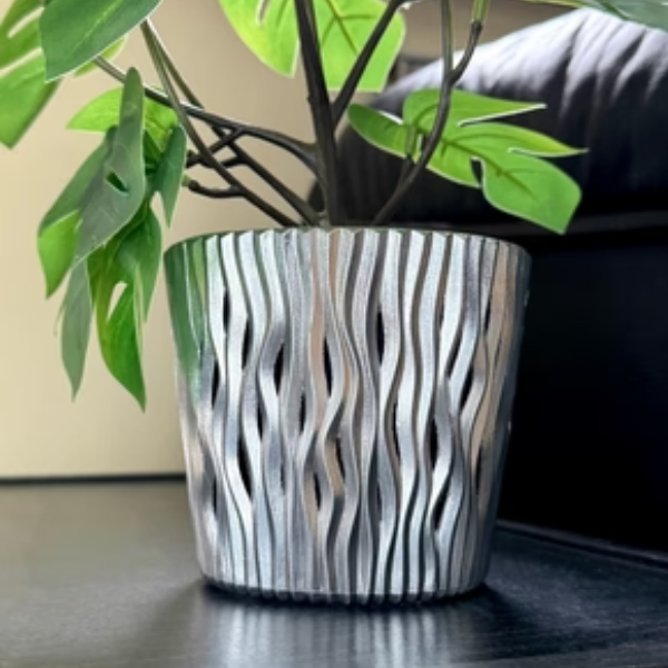 Plastic painted with Chrome to a mirror finish