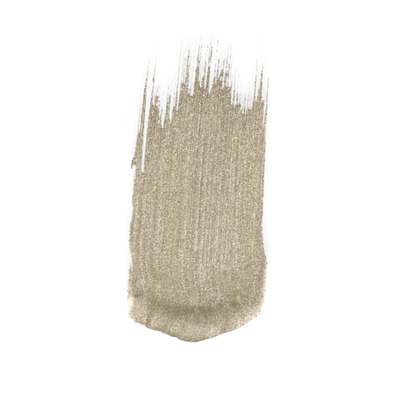 Metallic paint swatch on a white background