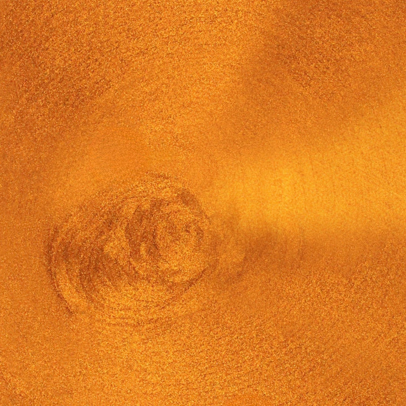 Burnt Copper metallic paint close up of paint pigment