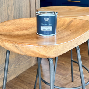 
                      
                        Bar stool made of wood coated in Satin Top Coat
                      
                    