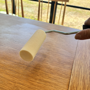 
                      
                        Table being protectively painted using Guild Lane's top coat
                      
                    