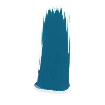 Rail blue paint swatch on a white background