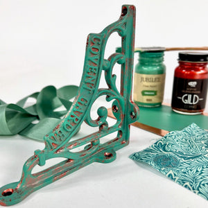 
                      
                        verdigris on copper bracket
                      
                    
