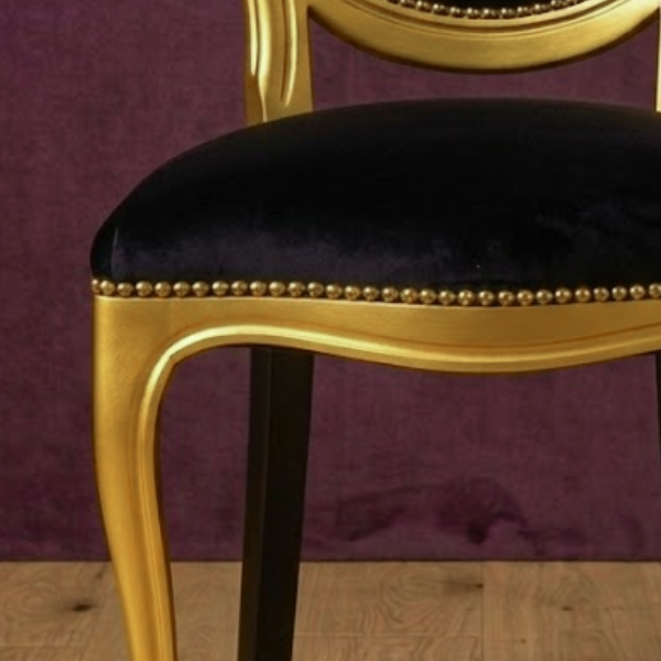 Carved wood detail gilded with Super GILD