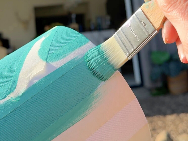 Brushmark-free finish