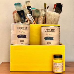 
                      
                        bunting yellow on wooden box
                      
                    