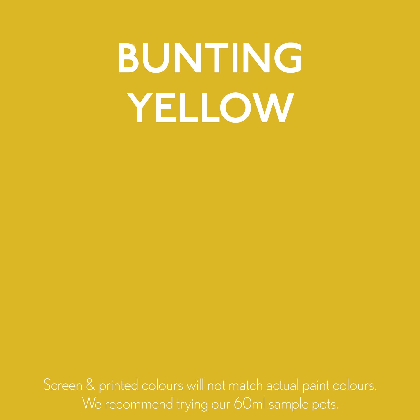 Bunting Yellow