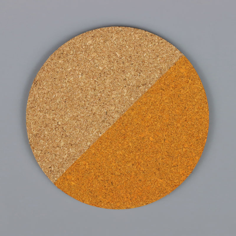 Cork coated in bleo gel paint