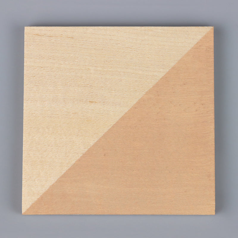 Wood coated in bleo gel paint