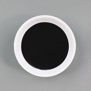 
                      
                        Dish with Bleo coal paint poured in
                      
                    
