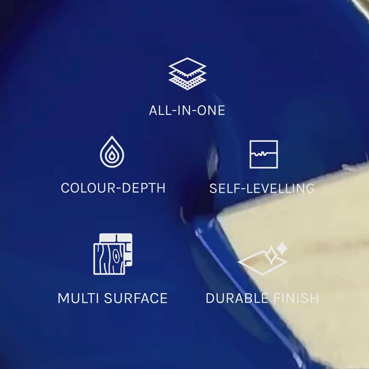 Blue Paint Stirring Video Jubilee