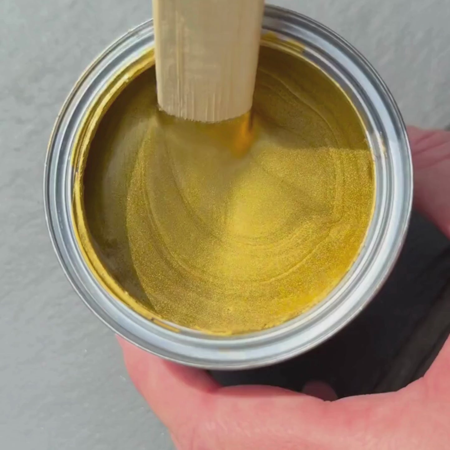 Super GILD Gold Stirring and Painting Video