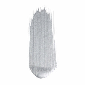 
                      
                        Swatch of silver metallic paint on a white background
                      
                    