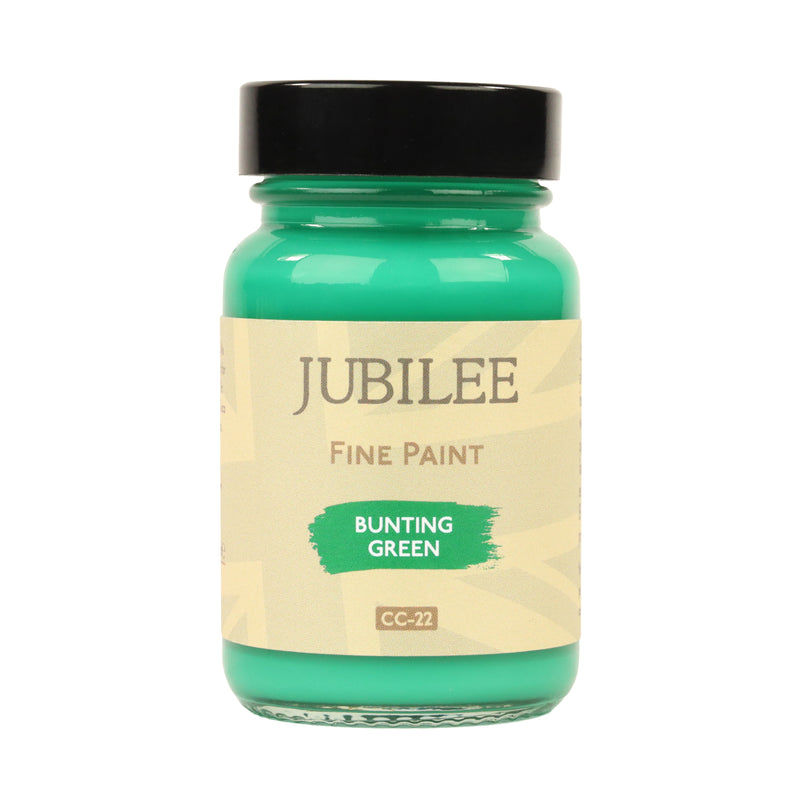 Jubilee Bunting Green durable furniture paint 60ml