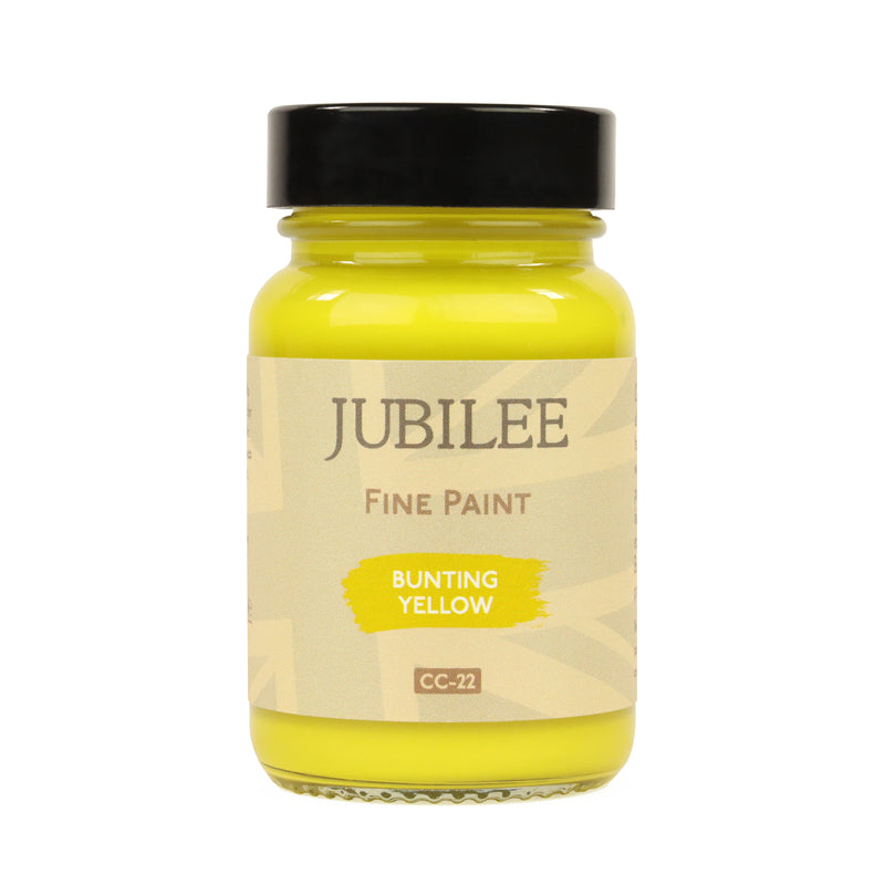Jubilee Bunting Yellow durable furniture paint 60ml