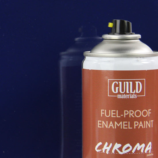 Chroma Enamel Fuelproof Paint Gloss Dark Blue (400ml Aerosol)