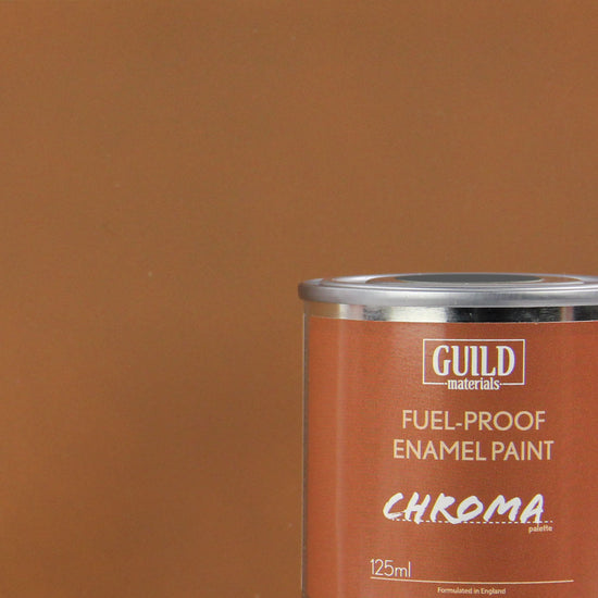 Chroma Enamel Fuelproof Paint Matt Dark Earth (125ml Tin)