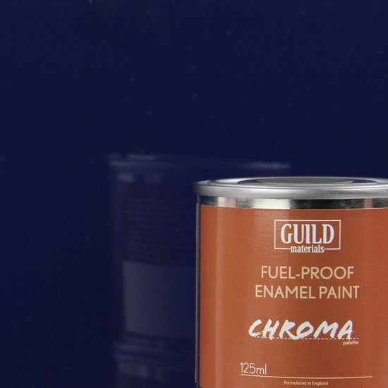 Chroma Enamel Fuelproof Paint Gloss Dark Blue (125ml Tin)