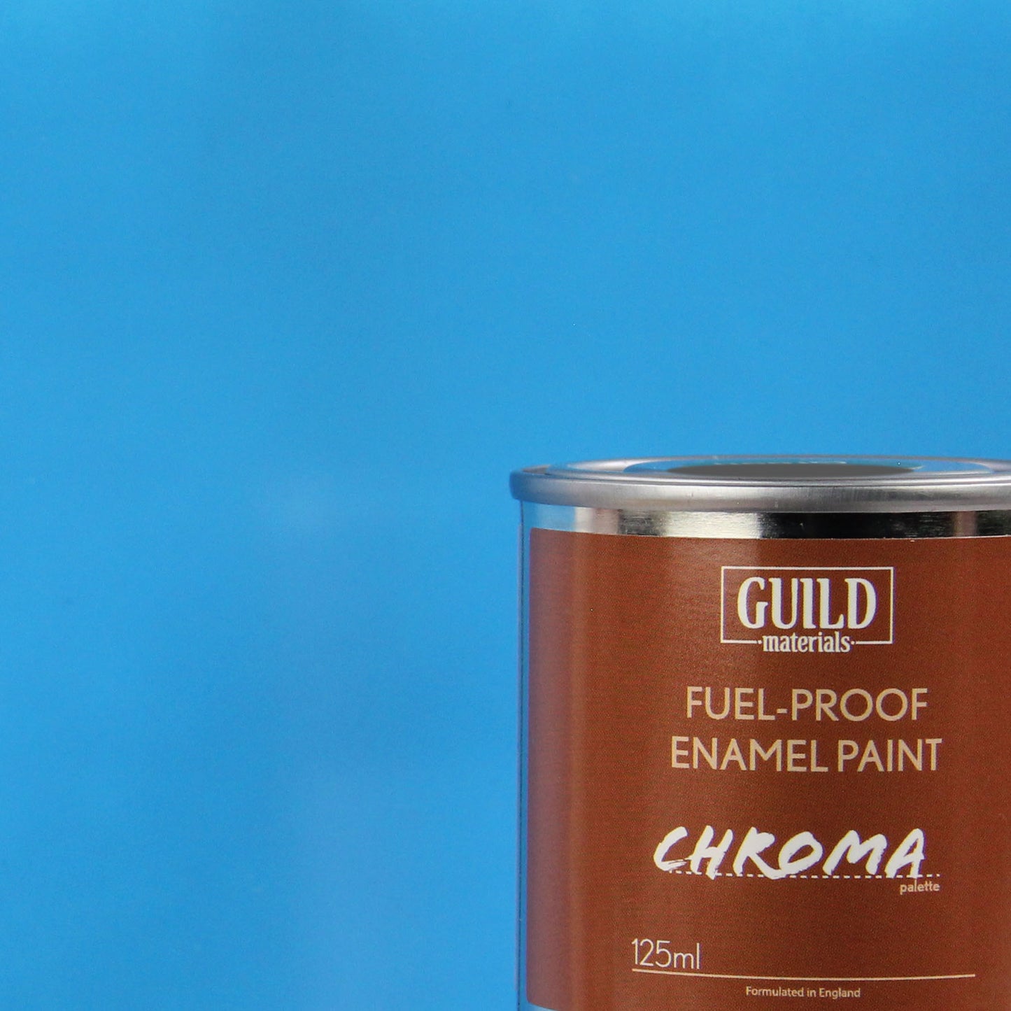 Load image into Gallery viewer, Chroma Enamel Fuelproof Paint Gloss Light Blue (125ml Tin)
