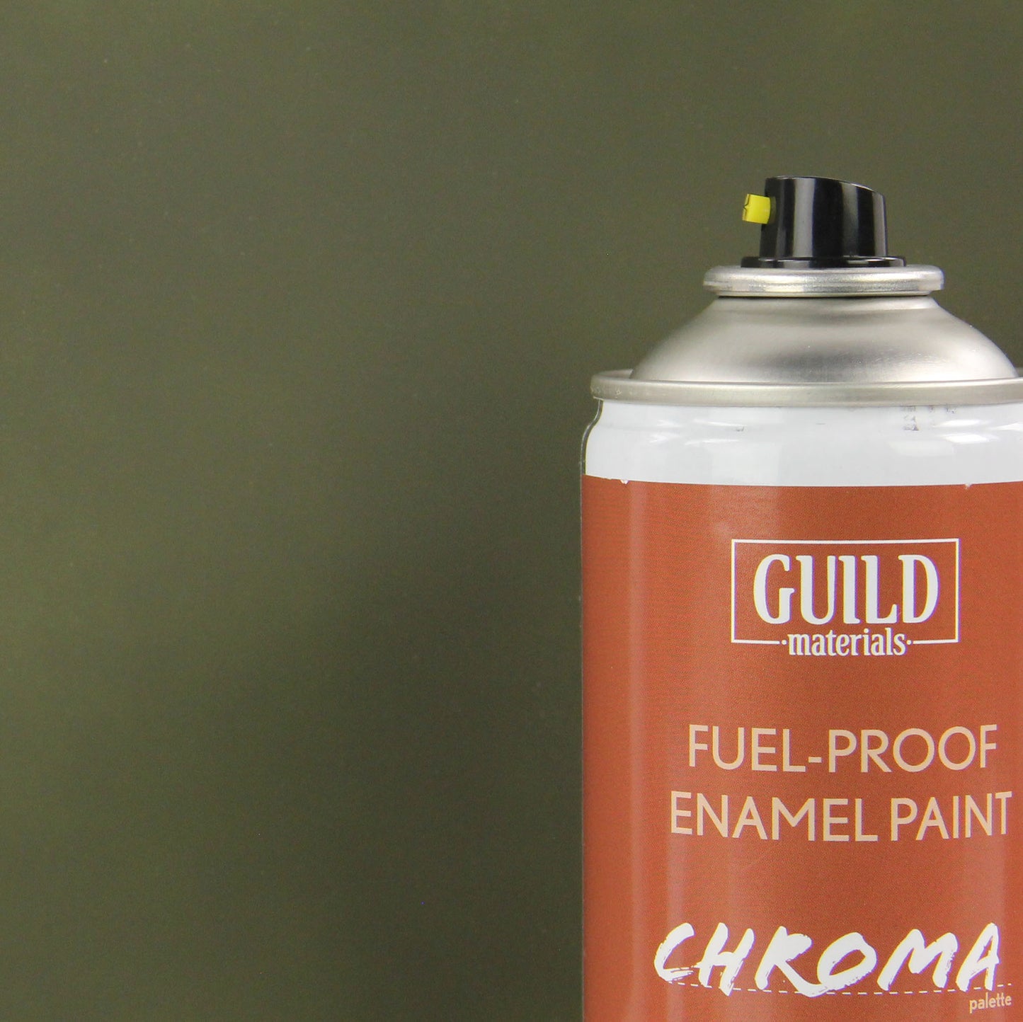 Chroma Enamel Fuelproof Paint Matt Olive Drab (400ml Aerosol)