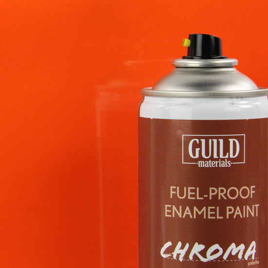 Load image into Gallery viewer, Chroma Enamel Fuelproof Paint Gloss Orange (400ml Aerosol)
